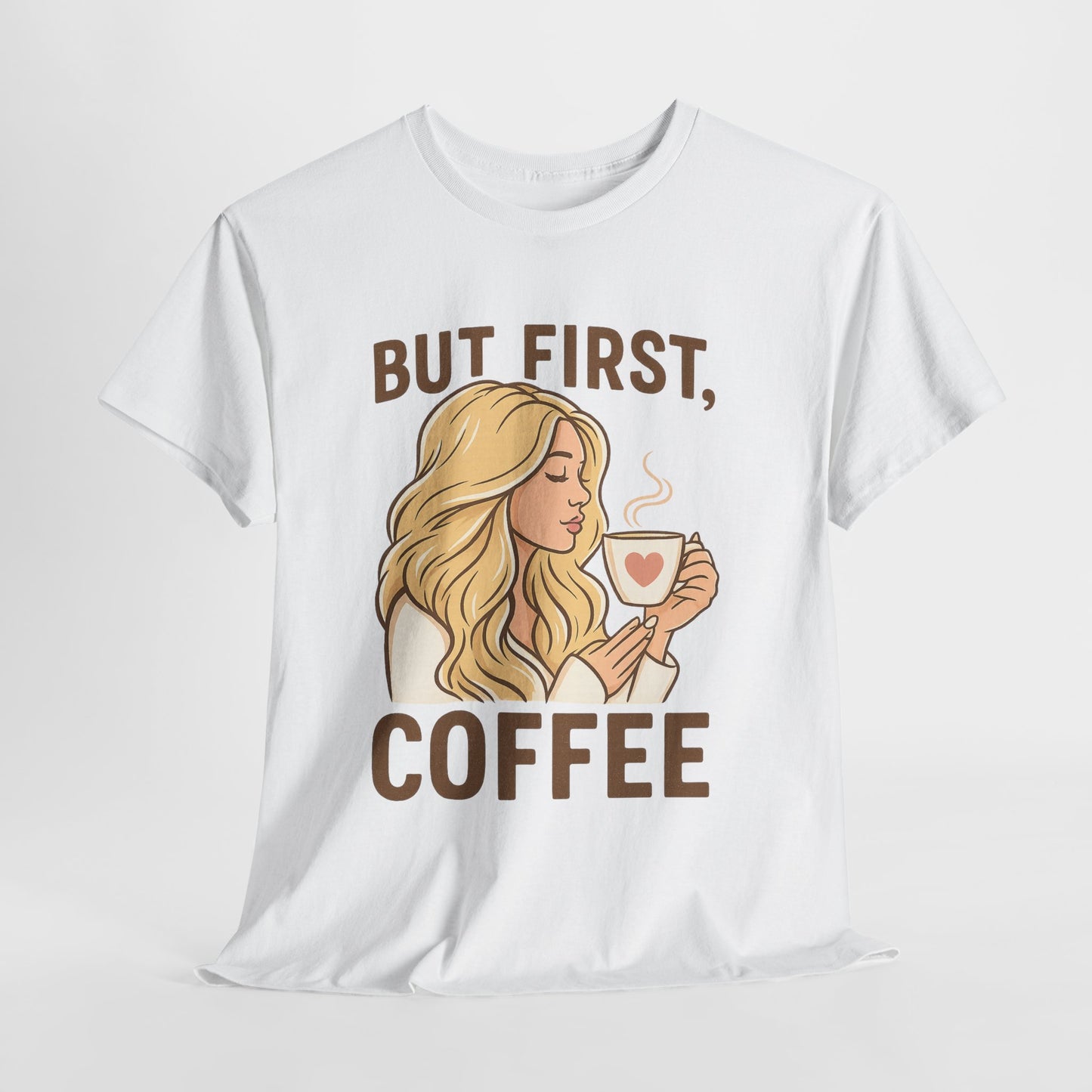 But first coffee girl tshirt