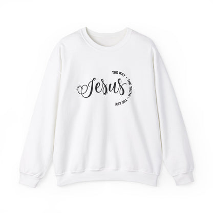 Jesus the way- the truth- the life sweatshirt