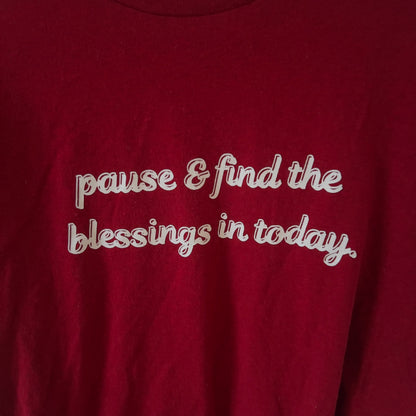 Pause & find the blessings in today