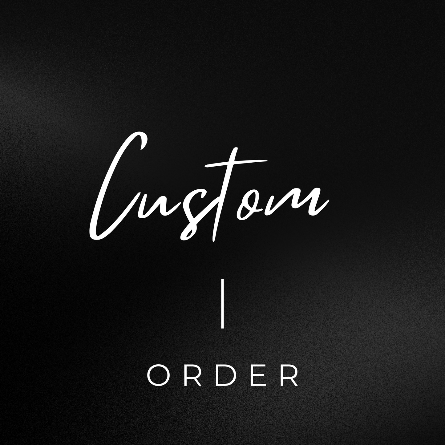 Order a custom product